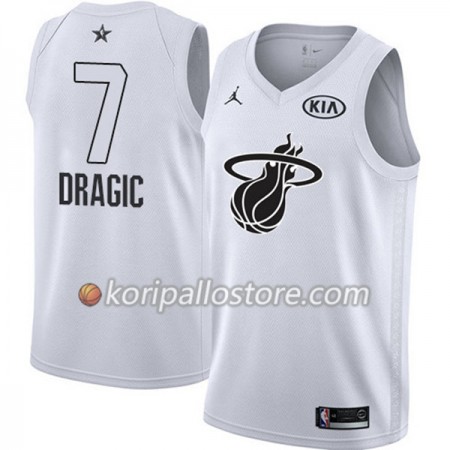 Miami Heat Goran Dragic 7 2018 All Star Jordan Brand Valkoinen Miesten Pelipaidat Swingman 